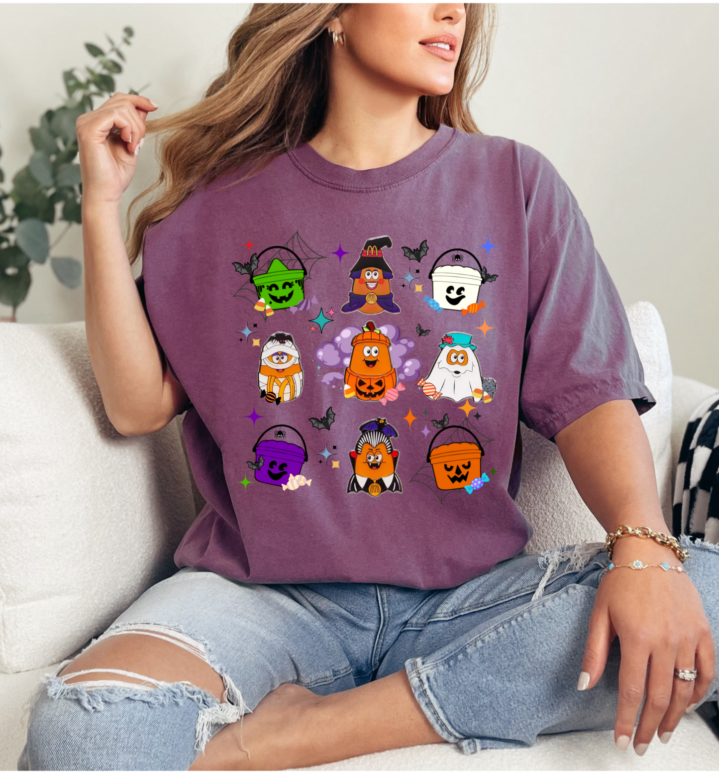 Comfort Colors Halloween Happy Meal shirt, Halloween Shirt, Cute Halloween Shirt