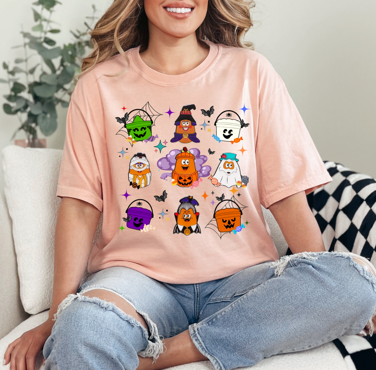 Comfort Colors Halloween Happy Meal shirt, Halloween Shirt, Cute Halloween Shirt