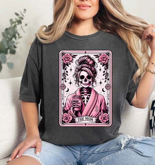 Comfort Colors The Mom Tarot Card shirt, cute Mother's Day Shirts, viral tarot card shirts, gifts for mom, Mother's Day Shirt