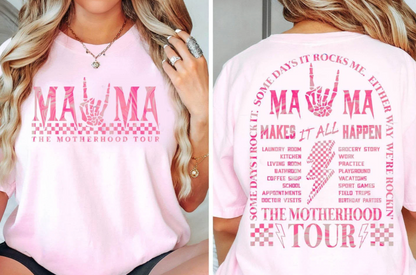 Comfort Colors Motherhood Tour Mama Shirt, Mama Rock shirt ,Mom Shirt,Mama Shirt,Mothers Day Shirt,Gift for Mom