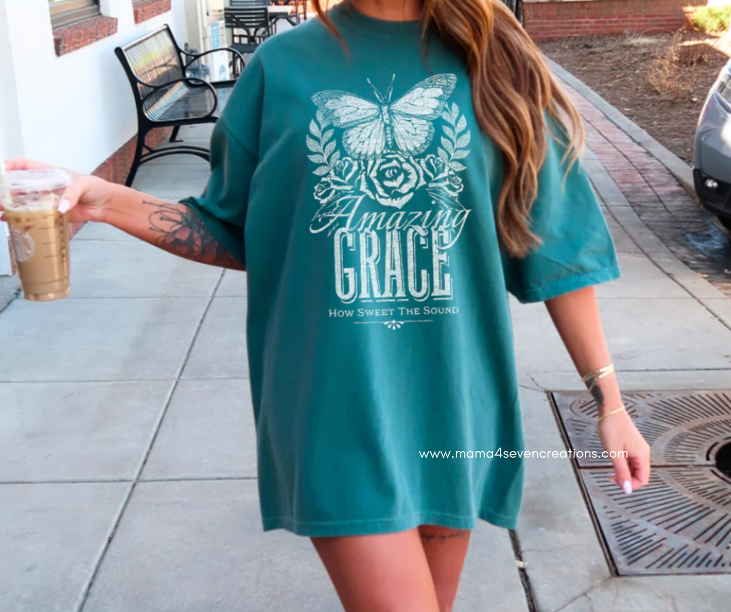 Comfort Colors Amazing Grace Graphic Tee | Christian Graphic Tee